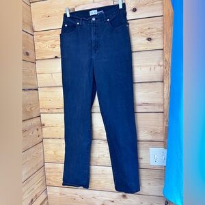 French Dressing Vintage Classic Black Women's Size 10 Skinny Jeans Denim